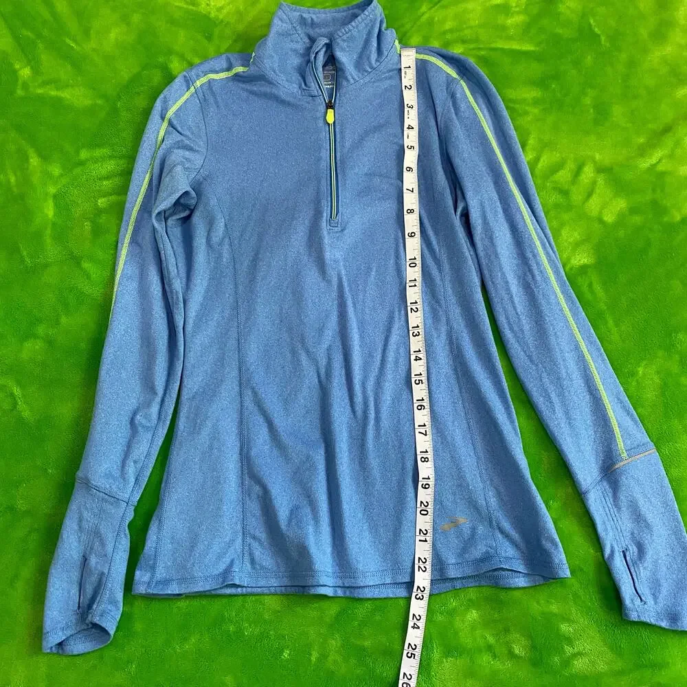 Brooks Blue Equilibrium Technology Pullover Sweater Size XS